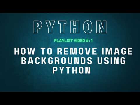 Python Tutorial How To Remove Image Background In Python With Pillow