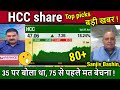 HCC Share Latest News Sanjiv Bashin Buy Or Not Hindustan Construction Company Share Analysis Target