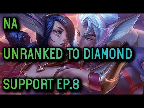 Support Unranked to Diamond Ep.8 Rakan Season 8 - League of Legends