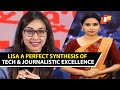 AI Anchor Lisa A Perfect Synthesis Of Tech And Journalistic Excellence OTV S Litisha Mangat Panda