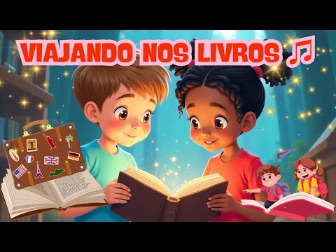 Música infantil sobre leitura | Música para crianças sobre leitura | Viajando nos livros ♫
