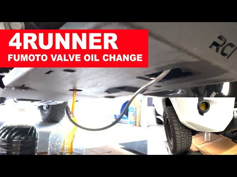 4Runner No Mess Oil Change - Fumoto Valve w/RCI Skid Plate