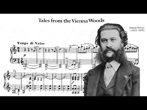 J. Strauss II "Tales From The Vienna Woods", Op. 325 for Solo Piano [Kawai CA701 Digital Piano]