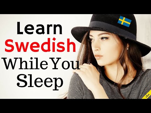 Learn Swedish While You Sleep 😀  Most Important Swedish Phrases and Words 😀 English/Swedish (8 Ho