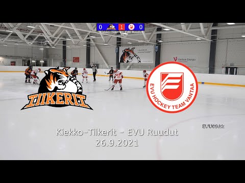 Kiekko-Tiikerit - EVU Ruudut 26.9.2021  U13