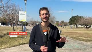Feriantes se movilizaron contra el cierre de la Plaza Laprida