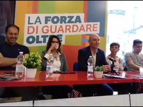 2019 05 28 Livorno   Ballottaggio amministrative Livorno 2019, la conferenza stampa del candidato si