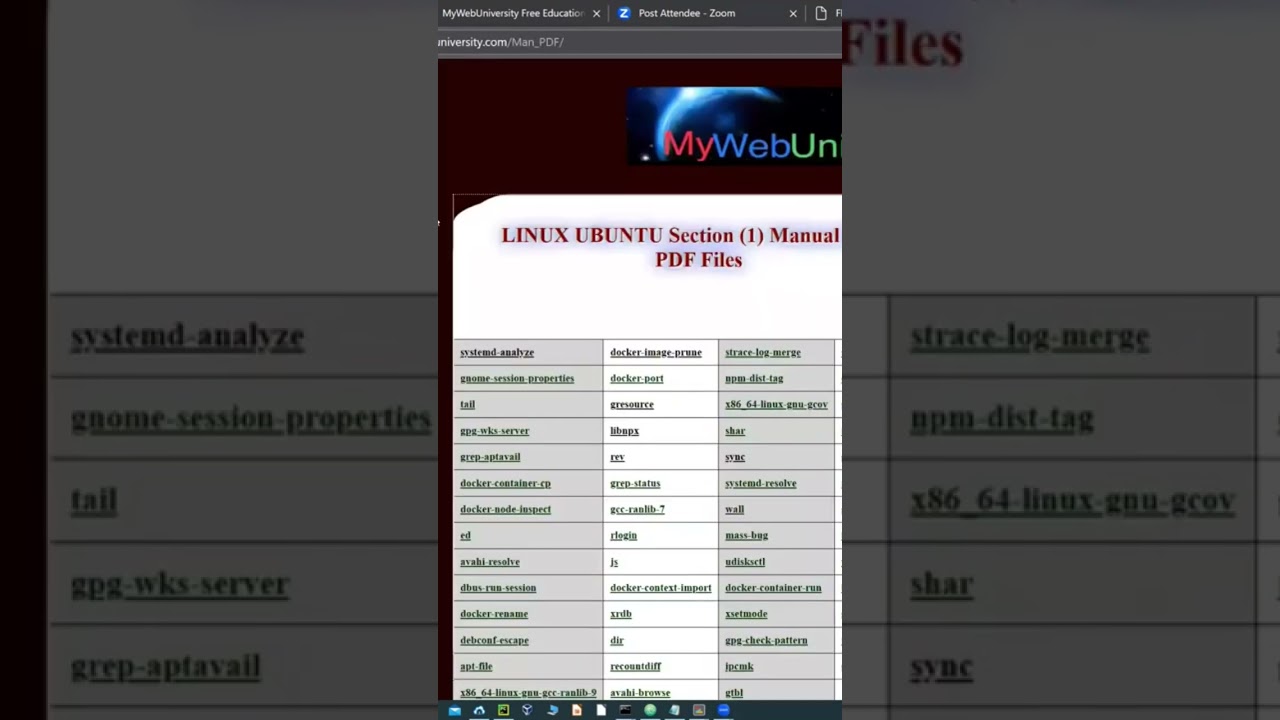 Python FPDF Module to Generate the Entire Linux Manual Pages in PDF Files