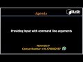 Complete Shell Scripting Tutorials | Providing input for shell script with command line arguments
