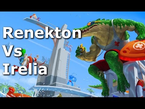 Renekton Vs Irelia Top Lane Commentary - Season 6 - League of Legends