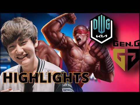 PEANUT IS INSANE ON LEE SIN!!! | DK Vs GenG Highlights | LCK Spring W8D1