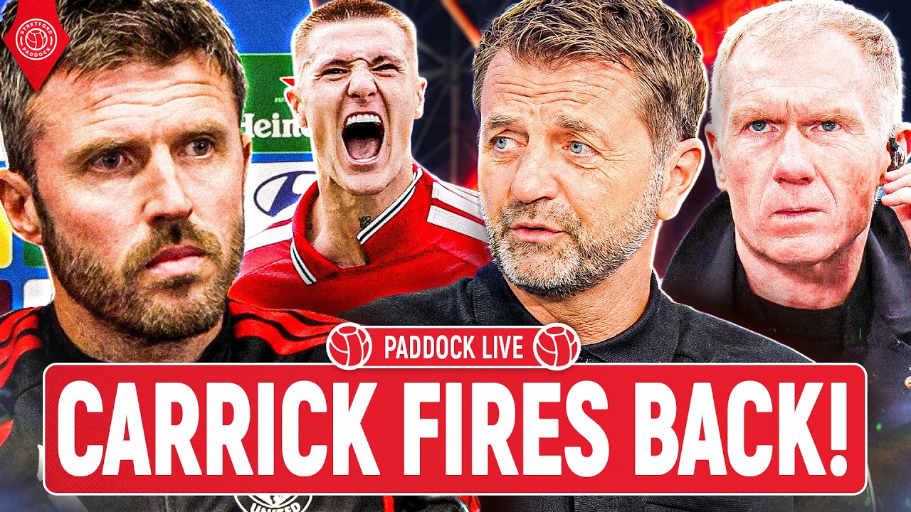 Michael Carrick Responds To Benjamin Sesko HATE! | Paddock LIVE