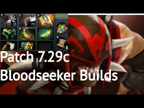 Dota 2 patch 7.29c Bloodseeker Gameplay!