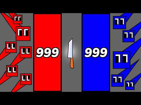 Red vs Blue: Who Breaks the Block First?