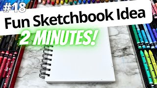🎨 Quick 2 minute Sketchbook Warmups | RANDOM THINGS 🦋