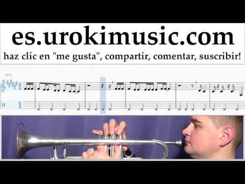 Tutorial de Trompeta Imagine Dragons - Walking the Wire Clases Notas Parte#2 um-i927