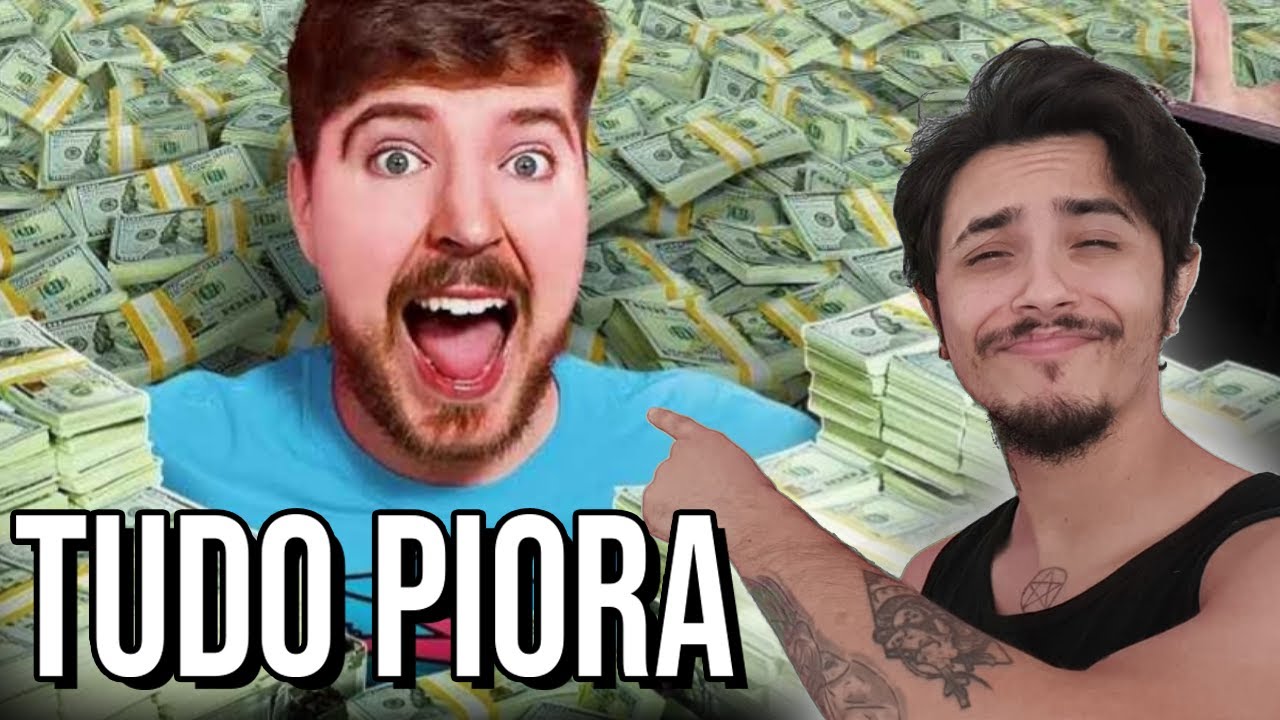 A situação do Mr Beast não para de piorar (bizarro na moral)