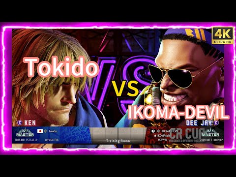 Street Fighter 6  KEN(Tokido)  vs DEE JAY(IKOMA-DEVIL) | 🔥sf6🔥| 4K 60FPS