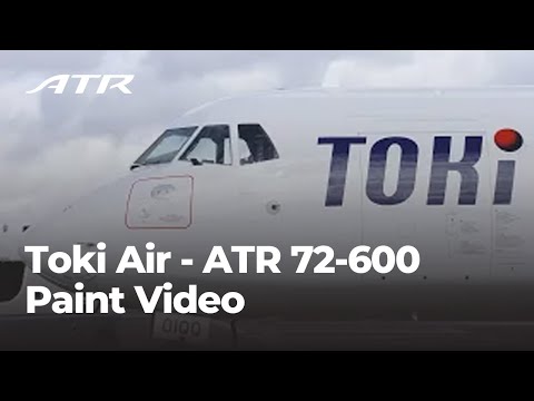 Toki Air – ATR 72-600 – Paint Video