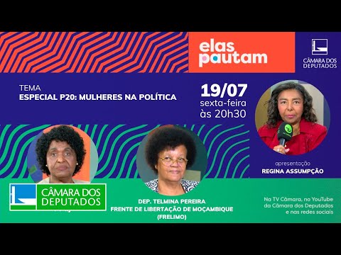 #ElasPautam - Especial P20: mulheres na política - 19/07/24 (com audiodescrição)