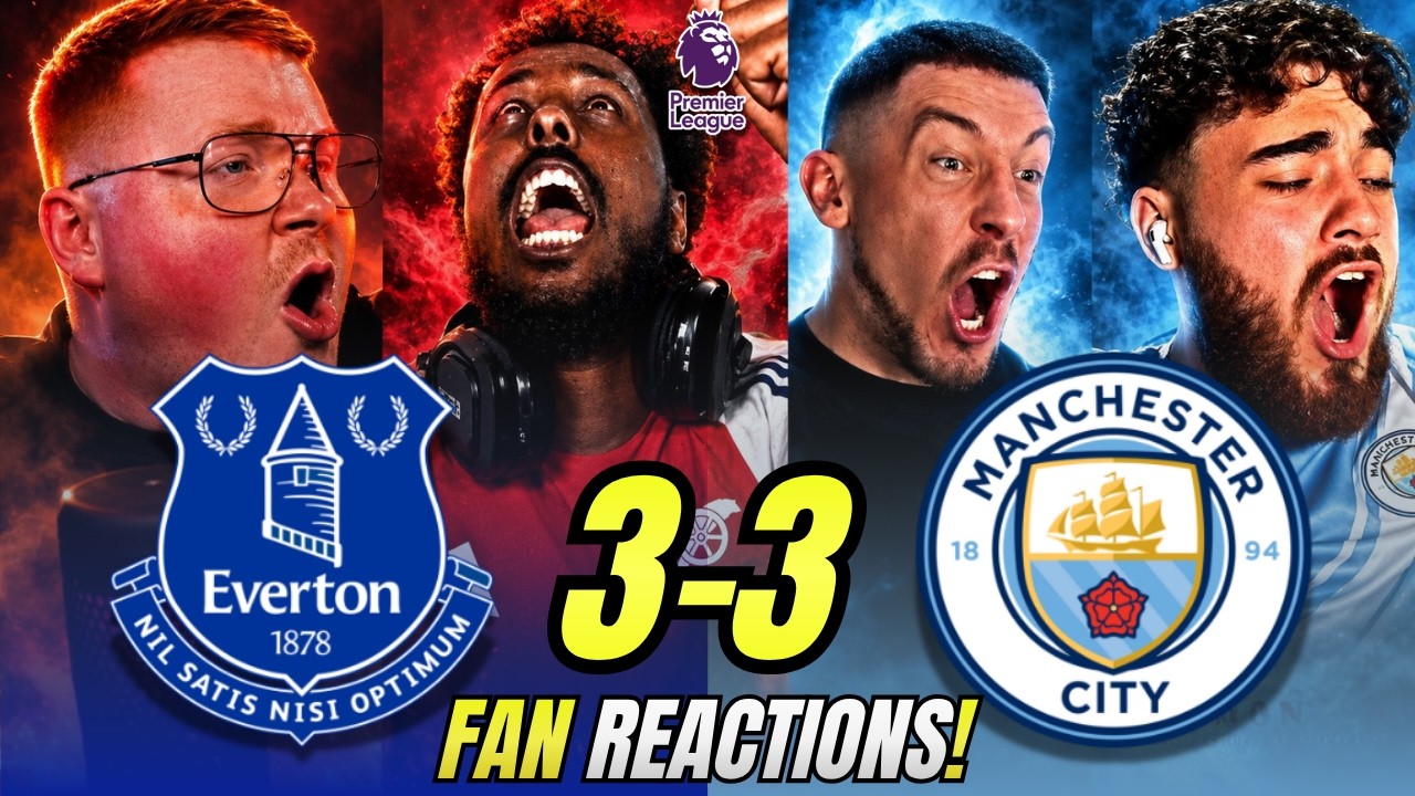 Man City Fans FUMING 😡 Reactions to Everton 3-3 Man City | Premier League Fan Reactions