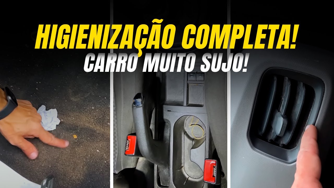 AULA HIGIENIZAÇÃO INTERNA COMPLETA | Estava muito sujo!