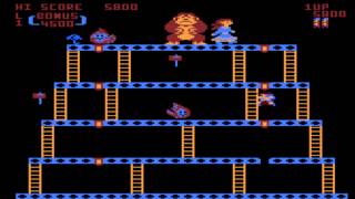 Donkey Kong for the Atari 8-bit family