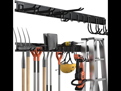 Garage Wall Organizer Review | Gatsowm 64 Inches Heavy Duty, Adjustable Garage Organization System