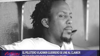 El pelotero Vladimir Guerrero se une al clamor de no más violencia contra la mujer