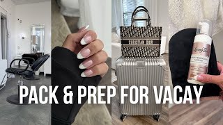 pack and prep with me for vacay! beauty errands, target travel haul, travel essentials, packing tips