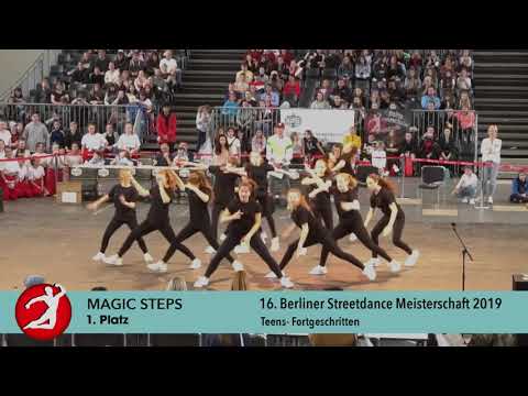 Berliner Streetdance Meisterschaft 2019 MAGIC STEPS 1. Platz Teens Fortgeschritten