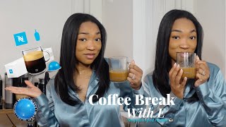 Blue Bottle x Nespresso N.o1 Pod Taste Test 🩵 Hot + Iced | REVIEW - Coffee Break With E