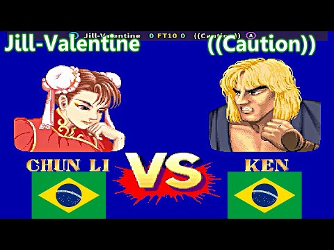 Street Fighter II': Champion Edition - Jill-Valentine vs ((Caution)) FT10