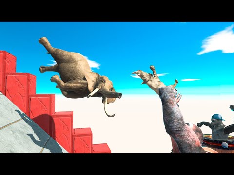 Go Down Stairs and Attack the Goro with Baby Goro - Animal Revolt Battle Simulator