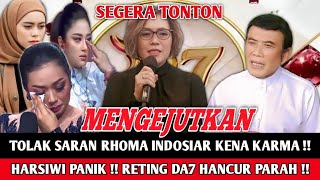 Download lagu INDOSIAR H4NCUR!! HARSIWI ACHMAD MENYESAL TOLAK SARAN RHOMA IRAMA, KINI RETING DA7 H4NCUR PARAH! mp3