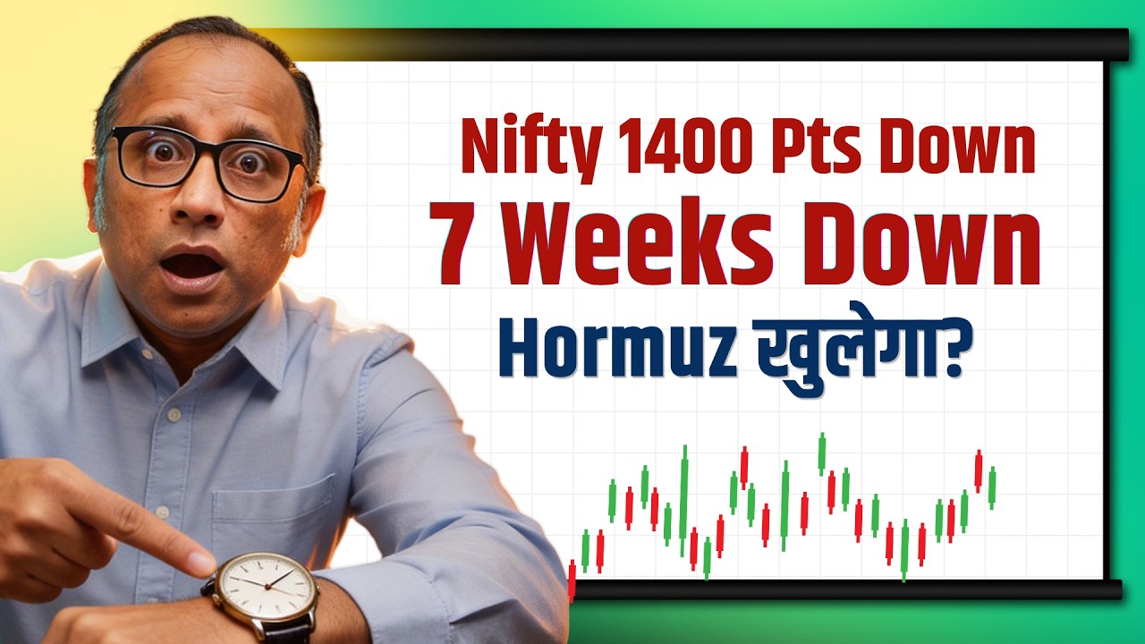 Nifty 7 हफ्ते से लगातार गिर रहा है , 23,000 टूटेगा? Iran देगा Good News? #bull