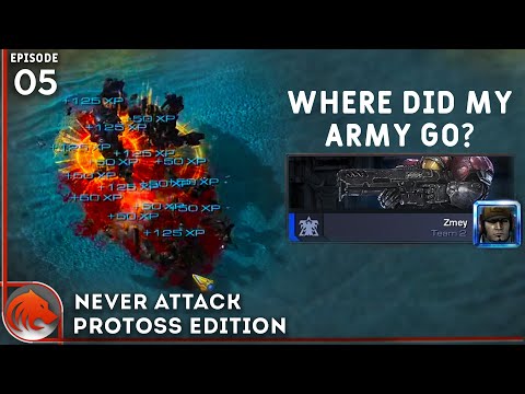 He Looked Away For ONE Second... Never Attack to GM PROTOSS Edition #5