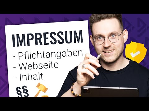 IMPRESSUM - diese Pflichtangaben müssen drin stehen (2022)