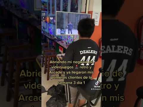 3 semanas abriendo mi negocio de videojuegos #videojuegos🎮 #retro #arcade #gamecenter #sabado