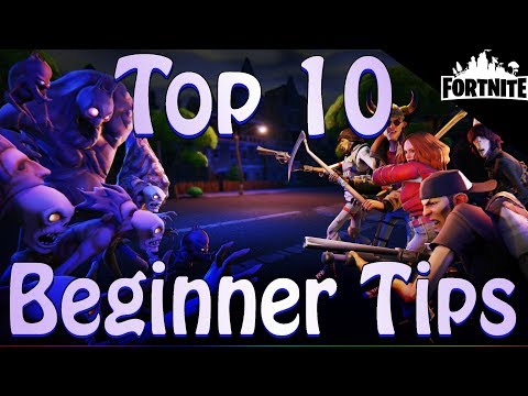 FORTNITE - Top 10 Starter Tips For Beginners (How To Build, Evolve, And Let Others Build Your Base) Video