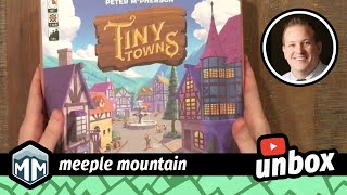 Tiny Towns - Unboxing