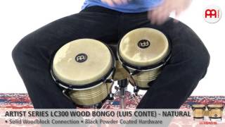 Artist Series LC300 Wood Bongo - Natural - LC300NT-M