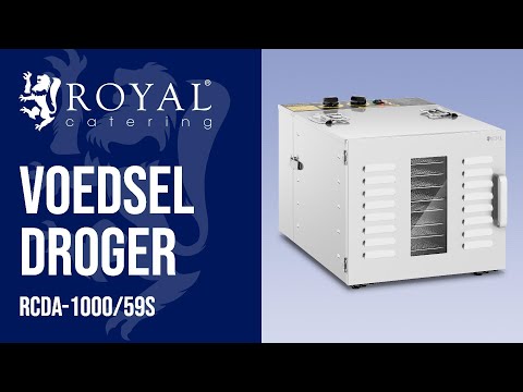 Video - Voedsel Droger - 1,000 W - 10 rekken