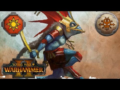 The Humble Skink Skirmisher. Norsca Vs Lizardmen. Total War Warhammer 2, Multiplayer