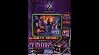 X Files SEGA Pinball machine with mods