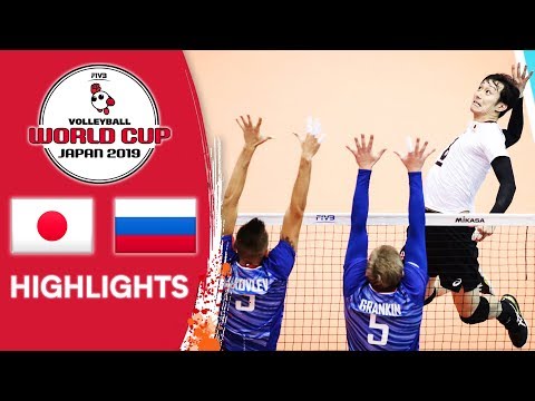 JAPAN vs. RUSSIA - Highlights | Men's Volleyball World Cup 2019
