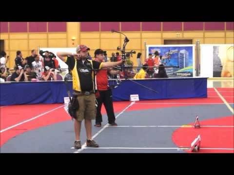 2014.12  World cup indoor stage 2  bronze medal game SCHLOESSER Mike & DEATON Bridge