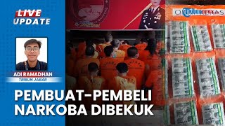 Bongkar Home Industri Tembakau Gorila, 55 Pengedar hingga Pembeli Narkoba Diringkus Polresta Bandung