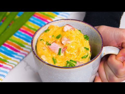 How to Make Quiche Lorraine in a Mug - Easy Quiche Recipe!
