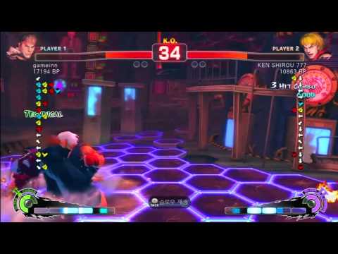 SSF4 RANKING MATCH  gameinn  (RY)  vs  KEN SHIROU 777 (KE)